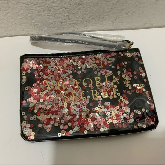 Victoria's Secret Zippered pouch  sequins - Picture 2 of 6